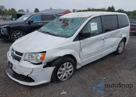 2016 Dodge Grand Caravan Se из США, поврежденный, VIN 2C4RDGBG4GR116588